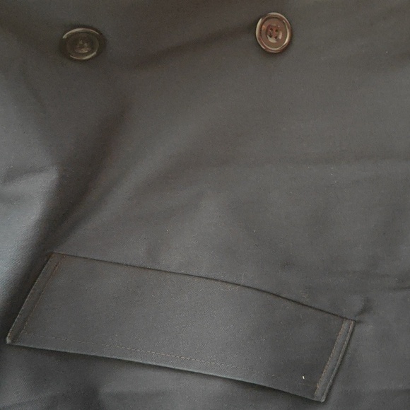 Aquascutum Navy Blue Vintage Trench 38 - Picture 7 of 9